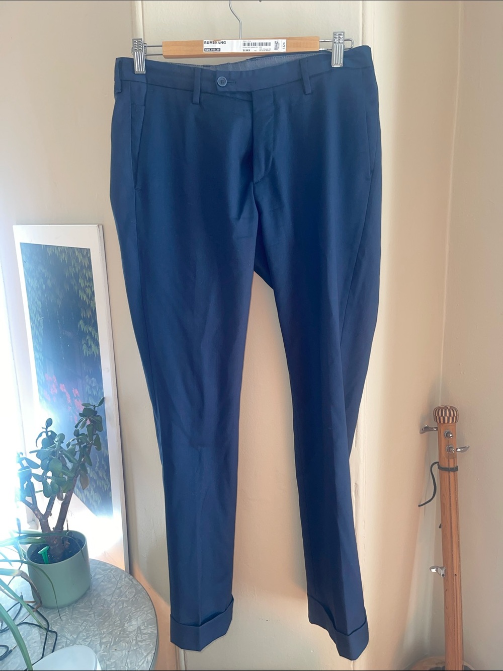 Primo Emporio Men's Navy Dress Trousers